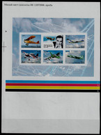 RUSSIA  2006 100TH BIRTHDAY OF ALEKSANDR YAKOVLEV BLOCK IMPERF PROOF MI No BLOCK 87 MNH VF!! - Abarten & Kuriositäten