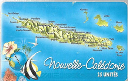 CARTE-PUCE-NOUVELLE-CALEDONIE-25U-SC7-NC61-01/99-ILES NC-PUZZLE 1-V° 02126327-UTILISE-TBE - Nuova Caledonia