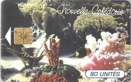 CARTE-PUCE-NOUVELLE-CALEDONIE-80U-NC40--GEM A-03/1996-EVASION SOUS MARINE-V°N°00122-UTILISE-TBE - New Caledonia