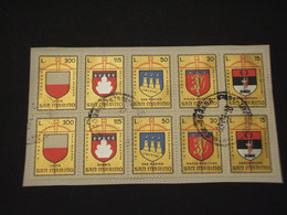 SAN MARINO - 1974 SPORT LA BALESTRA 5 VALORIx2 - TIMBRATI/USED - Usados