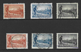 Australia 1934 Victoria Centenary Both Perforation Sets G To FU , One With Better Relief Cds - Usados