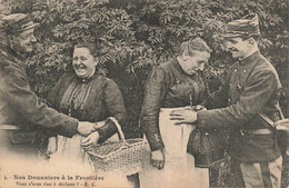 Nos Douaniers à La Frontière - Vous N'avez Rien à Déclarer? - Carte Circulé En 1913 - Douane