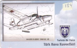 Turkey, TR-C-154, Turkish Air Force, Invader B-26B/C 1948-60, Airplane, 2 Scans. - Türkei