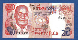 BOTSWANA - P.21 – 20 PULA  ND (1999) UNC, Prefix E/42 276196 - Botswana