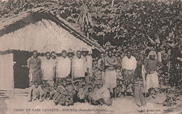 Nouvelle Calédonie - Tribu Et Case Canaque - Noumea - Carte Postale Ancienne - - New Caledonia