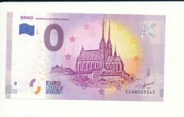 Billet Touristique 0 Euro - BRNO KATEDRÁLA SV. ËTRA A PAVLA - CZAB - 2019-1 - N° 9345 - Autres & Non Classés