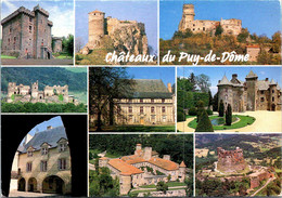 (3 Oø 34) France - NOT Posted - Châteaux Du Puy De Dôme - Châteaux