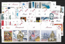 Monaco Année Complète 2008, 54 Timbres**/ Neufs Sans Charnière. Cote 179€. - Annate Complete