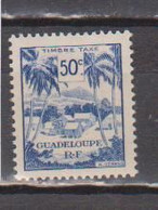 GUADELOUPE         N°  YVERT   TAXE  43  NEUF AVEC CHARNIERES      ( CHARN  01 / 28  ) - Postage Due