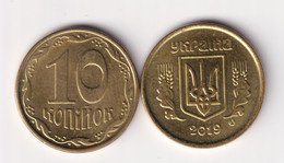 Ukraine 10 Kopiiok 2019 Brass Plated Steel - Ukraine