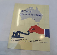 (folder 17-2-2023) Australia Post 2022 - 150 Years Of Overland Telegraph + Cover + Maxicard - Presentation Packs