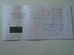 AD00012.138   Hungary  Cover  -EMA Red Meter Freistempel- 1999 Várpalota - Machine Labels [ATM]