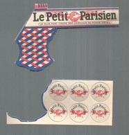 Publicité ,journal,  LE PETIT PARISIEN , Revolver, Pistolet, 2 Scans , Frais Fr 2.50 E - Reclame