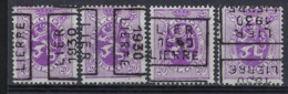 Zegel Nr. 281 Voorafgestempeld Nr. 5893  A + B + C + D    LIER 1930 LIERRE, Staat Zie Scan ! - Roller Precancels 1930-..