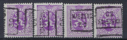 Zegel Nr. 281 Voorafgestempeld Nr. 5895 A + B + C + D MAESEYCK 30 ; Staat Zie Scan ! - Rollini 1930-..