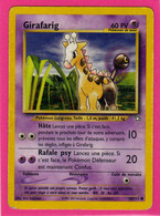 Carte Pokemon Francaise 1995 Wizards Neo Genesis 58/111 Girafarig 60pv Bon Etat - Wizards