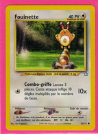 Carte Pokemon Francaise 1995 Wizards Neo Genesis 71/111 Fouinette 40pv Bon Etat - Wizards