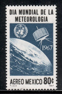 Mexico 1967 Mi# 1227 ** MNH - World Meteorological Day / Tiros Satellite / Space - Nordamerika