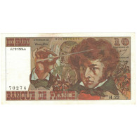 France, 10 Francs, Berlioz, 1974, H.22 70274, SUP+, Fayette:63.3, KM:150a - 10 F 1972-1978 ''Berlioz''