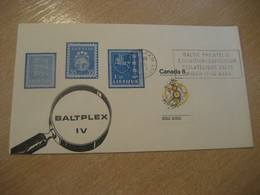 TORONTO 1973 Baltic Expo Latvia Lithuania Cancel Cover CANADA Estonia Estonie Estland - Covers & Documents