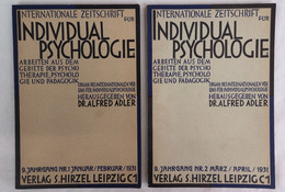 Internationale Zeitschrift Für Individualpsychologie. Arbeiten Aus Dem Gebiete Der Psychotherapie, Psychologie - Autres & Non Classés