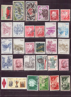 Monaco, 1967, Lot De 33 Timbres Principalement Oblitérés - Collections, Lots & Séries