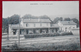 CPA 1906? Arches - La Gare, Vue Des Quais (88 France) - Arches