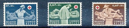 TIMBRE STAMP ZEGEL CONGO BELGE CROIX ROUGE RED CROSS ROODE KRUIS 507-513  XX - Unused Stamps