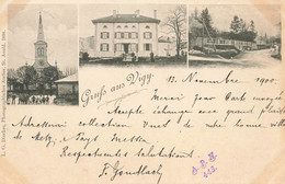 Gruss Aus Vigy * 1900 ! * 3 Vues Du Village * Moselle - Autres & Non Classés