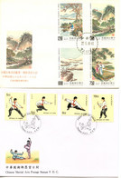 TAIWAN R.O.C. - Group Of Seven (7) FDCś.  All Unaddressed. See Description For MICHEL Cat Numbers. - FDC