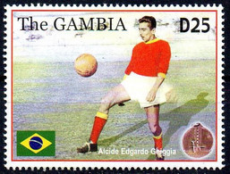 Gambia - 1v - MNH - Edgardo Ghiggia - Uruguay Team 1950 - Football Bastia Fußball Fútbol Soccer Calcio Futebol Voetbal - 1950 – Brazil