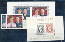 TIMBRE STAMP ZEGEL LUXEMBOURG 2 BF + 912-913  XX - Sonstige & Ohne Zuordnung