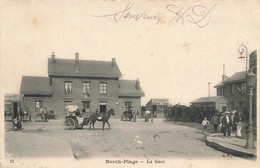 Berck Plage * La Place De La Gare * Attelage - Berck