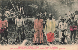 Tahiti - Iles Sous Le Vent - Un Umuti à Huahine - Après La Marche Sur Les Pierres Brûlantes - Sorcier - CPA - Tahiti