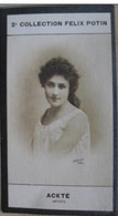 ► Aïno ACKTE Soprano Née à Helsingfors Helsinki  Empire Russe Par  "Reutlinger" -  Collection Photo Felix POTIN 1908 - Félix Potin