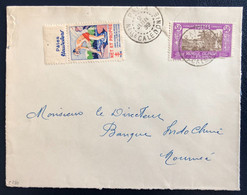 Nouvelle Calédonie Divers Sur Enveloppe TAD PAITA 9.6.1939 + Vignette - (B4620) - Covers & Documents