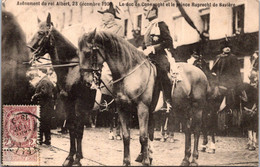 CPA - BELGIQUE -  BRUXELLES - Avênement Du Roi Albert 23 Décembre 1909.le Duc De Connaught Et Le Prince Ruprecht - Feesten En Evenementen