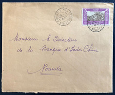 Nouvelle Calédonie Divers Sur Enveloppe TAD OUEGOA 22.5.1939 - (B4621) - Cartas & Documentos