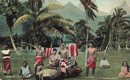 Tahiti - Moorea - Haapiti - Edit. Fones - Colorisé - Palmier - Indigènes - Colorisé - Carte Postale Ancienne - Tahiti