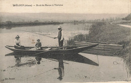 Tréloup * Bord De Marne à Violaine * Pêche à La Ligne Pêcheur - Andere & Zonder Classificatie