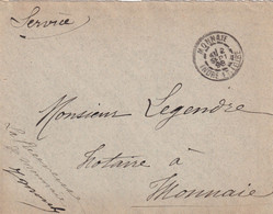 France Marcophilie - Département De L'Indre Et Loire - Monnaie - Lettre En Franchise - 1877-1920: Semi-moderne Periode