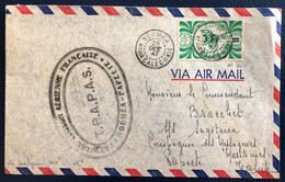 Nouvelle Calédonie Divers Sur Enveloppe De Nouméa 28.10.1947 - TRAPAS - (B4629) - Storia Postale