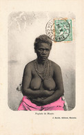 Nouvelle Calédonie  - Popinée De Monéo - J. Raché - Sein Nu - Colorisé - Oblitéré Nouméa 1911 - Carte Postale Ancienne - Neukaledonien