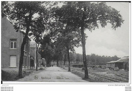 GEDINNE ..-- TRAM . GARE VICINALE Et Voies Du TRAM . SUPERBE . Non écrite . - Gedinne