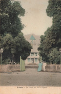 Tahiti - Le Palais Du Roi à Papeete - Colorisé - Précurseur - Animé - Oblitéré 1915 - Carte Postale Ancienne - Aborigeni