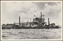 Aanleg Dijk Zuiderzeewerken, C.1950s - VTB Foto Briefkaart - Sonstige & Ohne Zuordnung