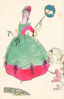 MEZQUITA ALMER * Jugendstil CPA Illustrateur Art Nouveau Mezquita Almer * Femme Et Son Singe * Monkey Mode - Autres & Non Classés