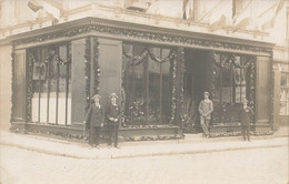 Amboise * Carte Photo * Façade Commerce Magasin Graineterie A. RICHER * 1913 * Jour De Fête - Amboise