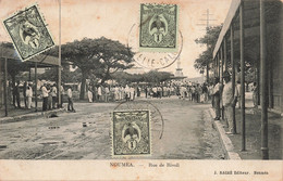 Nouvelle Calédonie - Nouméa - Rue De Rivoli - Edit. Raché - Animé - Daté 1908 - Carte Postale Ancienne - Nieuw-Caledonië