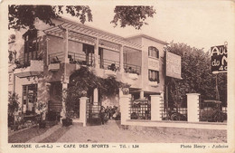 Amboise * Le Café Des Sports , Garage Du Mail * Cpa Pub Publicité - Amboise